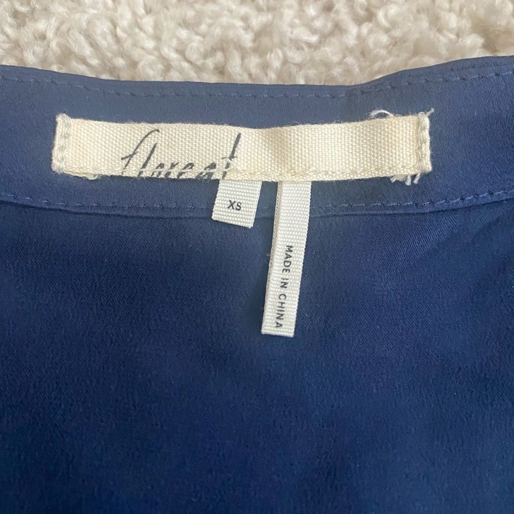 NWOT Anthropologie ‘Floreat’ 100% Navy Blu… - Picture 6 of 9
